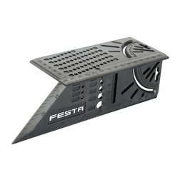 Multifunkčný stolársky uholník FESTA 3D, plast