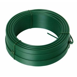 Napínací drôt poplastovaný PVC, 2,6mmx78m, zelený