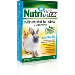 NutriMix KRÁLIKY, minerálne krmivo s vitamínmi pre králiky 1kg