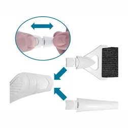 Okuliare s lupou a LED svetlom EXTOL LIGHT, 1-3,5x zväčšenie, USB-C - obrázok 4