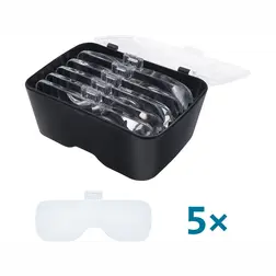 Okuliare s lupou a LED svetlom EXTOL LIGHT, 1-3,5x zväčšenie, USB-C - obrázok 7