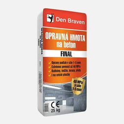 Den Braven FINAL, opravná hmota na betón 5kg