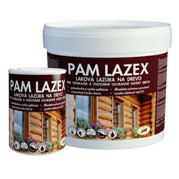 PAM Lazex, silnovrstvá vodou riediteľná lazúra na drevo 0,7l