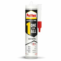 PATTEX ONE FOR ALL Crystal 290ml, montážne transparentné lepidlo flextec polymér