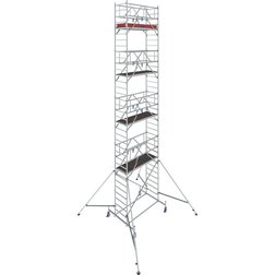 Pojazdné hliníkové lešenie 10,4m STABILO 10 Krause, podlaha 0,75x2m