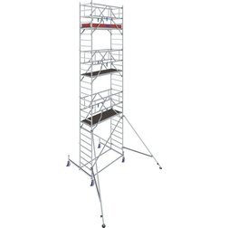 Pojazdné hliníkové lešenie 8,4m STABILO 10 Krause, podlaha 0,75x2m