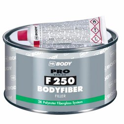 Tmel na kov s výstužným vláknom 750g BODY Fiber F250 polyester