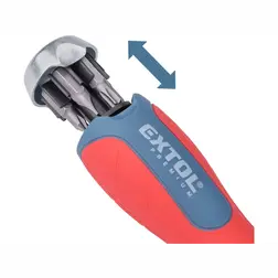 Račňový skrutkovač s bitmi EXTOL PREMIUM, 43 ks, CrV - obrázok 3