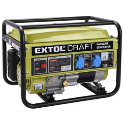 EXTOL Craft Elektrocentrála rámová benzínová 1F, 2,8kW/230V, 421000