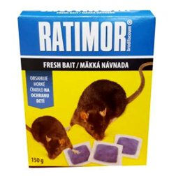Ratimor Fresh Bait, mäkká návnada na potkany a myši 150g