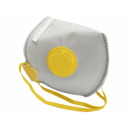 Respirátory FFP2 s výdychovým ventilom a aktívnym uhlíkovým filtrom, 5ks/bal