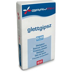 GRAYMIX Glettgipsz 0-10 mm CE, sádrová hladená omietka 20kg