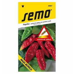 Semeno Paprika SM Naga Morich extrémne pálivá, červená