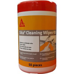 Sika Cleaning Wipes 100, vlhčené čistiace utierky na ruky a náradie, 50ks/bal.