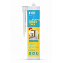 Sanitárny neutrálny silikónový tmel TKK SEAL ALL PURPOSE SILICONE EXTRA 300ml