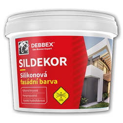 Den Braven Silikónová fasádna farba DEBBEX SILDEKOR 5l, biela Den Braven Silikónová fasádna farba DEBBEX SILDEKOR 5l, biela