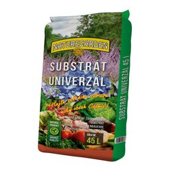 NATUREGARDEN Substrát Univerzál 45l, rašelinový hobby substrát