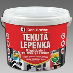 Den Braven Tekutá lepenka 2K 14kg, dvojzložková hydroizolácia pre interiéry a exteriéry Den Braven Tekutá lepenka 2K 14kg, dvojzložková hydroizolácia pre interiéry a exteriéry