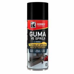 Tekutá guma v spreji 400ml, čierna, Den Braven Tekutá guma v spreji 400ml, čierna, Den Braven