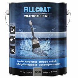 Opravná vodotesná farba na betón, kov s okamžitým účinkom, šedá 1l, FILLCOAT Waterproofing