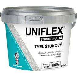 Tmel akrylový štukový UNIFLEX 800g