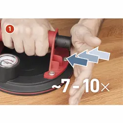 Vákuová prísavka na obklad a dlažbu EXTOL PREMIUM 200 mm, max. 130 kg - obrázok 3