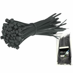 Viazacia páska na tieniace siete na plot 4x150mm, antracit, plast, 100ks/bal. Viazacia páska na tieniace siete na plot 4x150mm, antracit, plast, 100ks/bal.