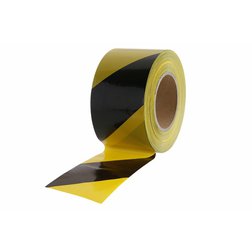 Páska výstražná žlto-čierna, 80mmx250m