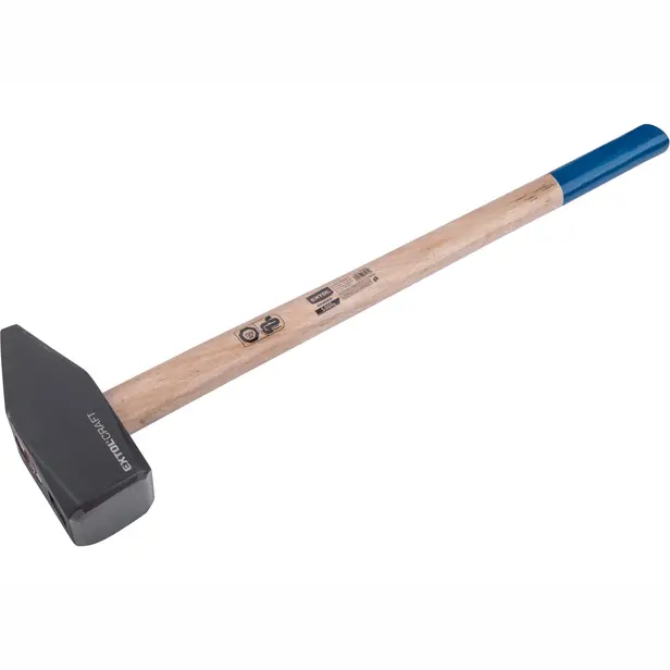 Zámočnícke kladivo EXTOL CRAFT 5kg s drevenou násadou 80cm - obrázok 1