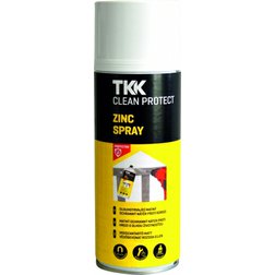 TKK CLEAN PROTECT ZINC SPRAY, matný zinkový antikorózny sprej 400ml